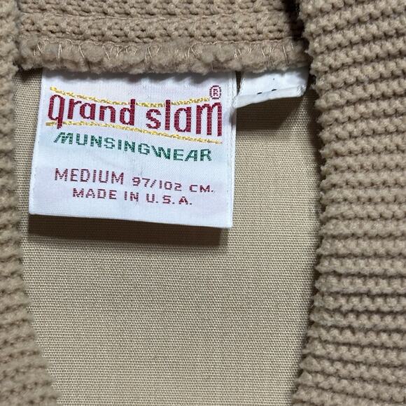 Vintage Grand Slam Penguin Munsingwear Jacket Mens MED 70s 80s Windbreaker READ - Picture 2 of 16